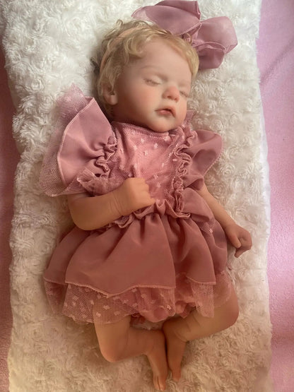 Lovely 18 Inch Silicone Reborn Girl Doll