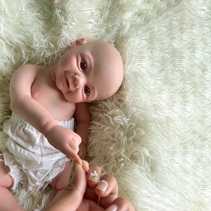 Soft 18 Inch Reborn doll Full Body Platinum silicone