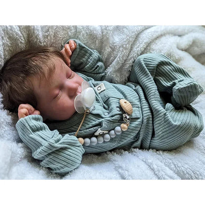 48CM Reborn Baby Doll Asleep Levi