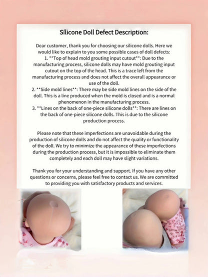 Lovely 18 Inch Silicone Reborn Girl Doll